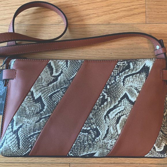 VINCE CAMUTO CASIA CLUTCH CROSSBODY BAG Leather NWT - Picture 3 of 11